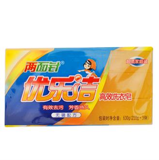 17C.COM优乐洁高效洗衣皂102g*3块